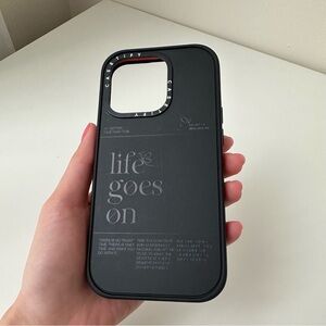 Black Casetify iPhone 14 Pro Phone Case